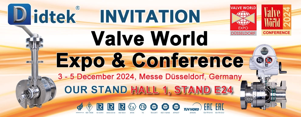 DISTEK VALVE World Dusseldorf Germany Expo & Conference 2024